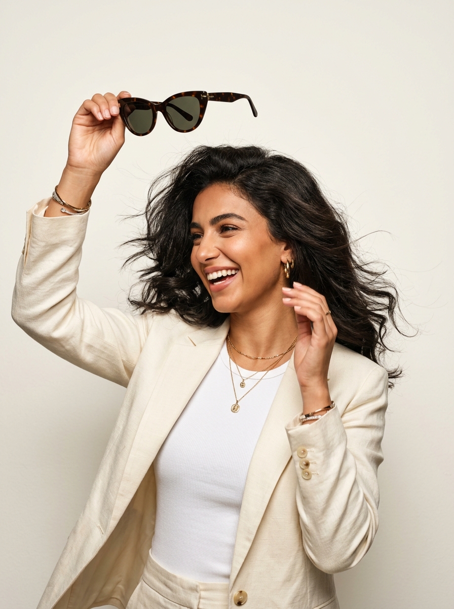 AI product photography scene — eyewear sunglasses motion | rawbit