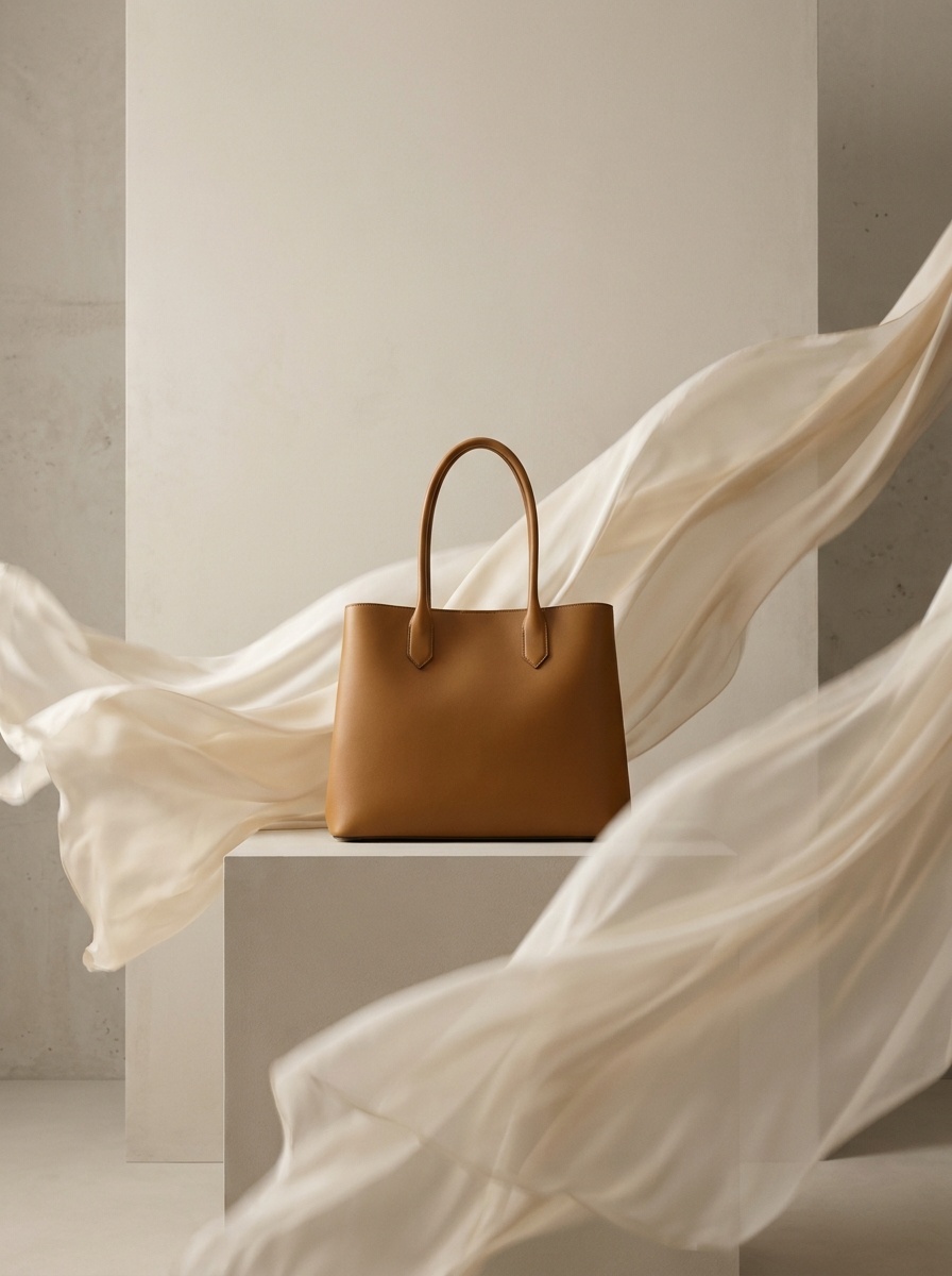 AI product photography scene — fashion fabric movement | rawbit